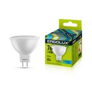 Лампа светодиодная LED-JCDR-7W-GU5.3-4500K JCDR 172-265В Ergolux 12159