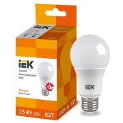 Лампа светодиодная ECO A60 13Вт грушевидная 230В 3000К E27 IEK LLE-A60-13-230-30-E27