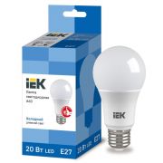 Лампа светодиодная ECO A60 20Вт грушевидная 230В 6500К E27 IEK LLE-A60-20-230-65-E27